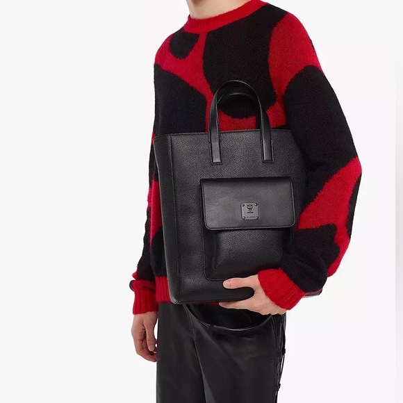 Still NWT! MCM Klassik Tote In Embossed Spanish Leather. I have not carried it! - Picture 2 of 8